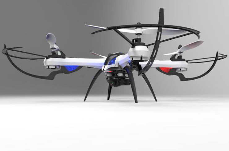 JJRC H16 YiZhan Tarantula X6 Wide Angle 3D Stunt Quadcopter with 5MP Camera With IOC - Black & white