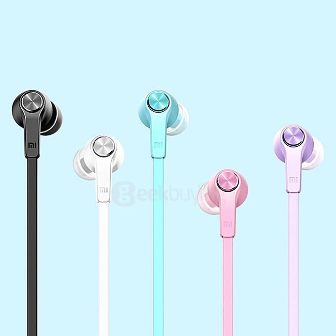 Original Xiaomi Piston III Dazzle Edition Earphones With Mellow Bass/Remote Mic For Android iOS - Black