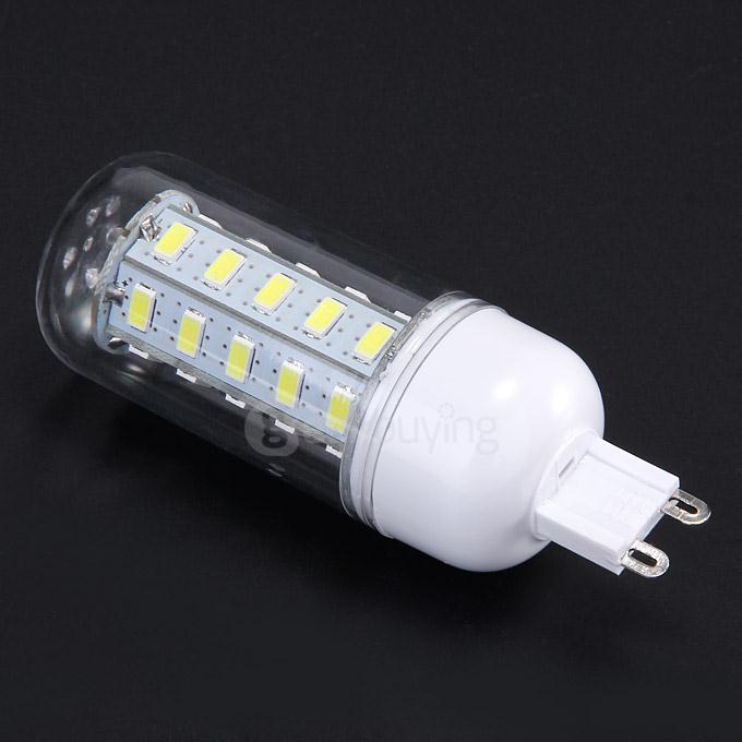 G9 220V 7W 700LM 36LED 5730SDM White LED Corn Light Bulb Night Light Lamp With Housing
