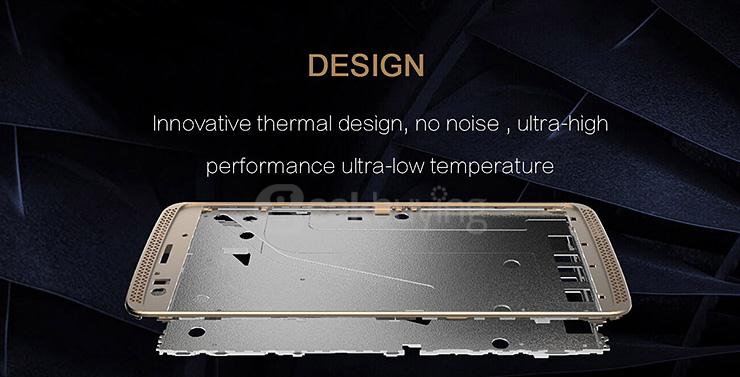 ZTE Axon 2.5D 5.5inch Android 5.0 3GB 32GB Smartphone Snapdragon 810 13MP + 2MP Dual Rear Cameras Gorilla Glass 3 NFC Touch ID - Golden