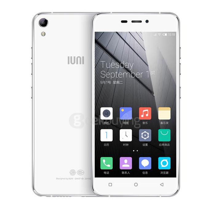 IUNI N1 5.0inch Android 5.1 OS 2GB 16GB Smartphone 4G LTE 64bit MT6753 Octa Core Super AMOLED 13.0MP 8.0MP - White