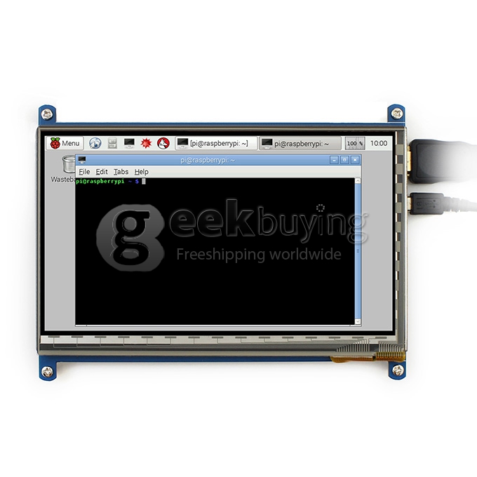 7 Inch Capacitive Touch Screen LCD HDMI 800x480 For Raspberry Pi/BB BLACK/PC/Various Systems