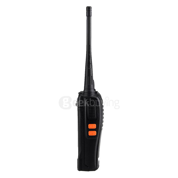BAOFENG BF-777S 400~470MHz 2 Way Radio Walkie Talkie EU Plug 5W 16CH UHF Interphone Transceiver Handheld Intercom - Black