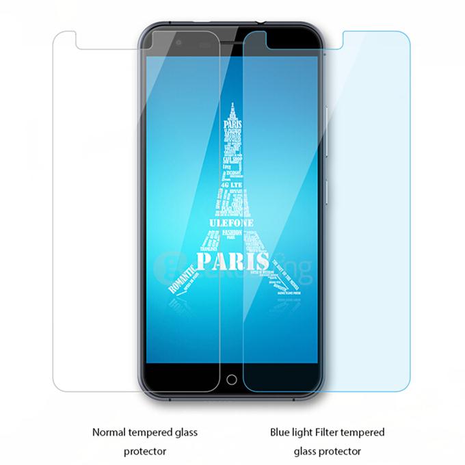 Anti Blue Ray Toughened Glass Screen Protector Film Cover Arc Edge For Ulefone Paris