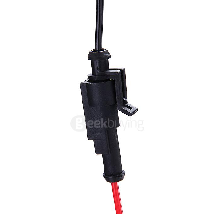 5000K Car H7 55W HID Xenon Headlight Light Lamp Bulb - Black + White ( One Pair )
