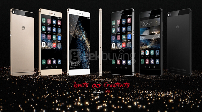 HUAWEI P8 5.2inch FHD Android 5.0 3GB 16GB 4G LTE Smartphone 0.8mm Narrow Frame Hisilicon Kirin 930 Octa Core 2.0GHz Smart WiFi - Silver