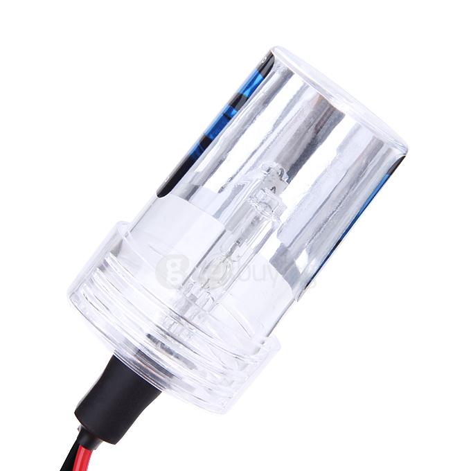 10000K Car H3 35W HID Xenon Headlight Light Lamp Bulb Replacement - Black + White ( One Pair )