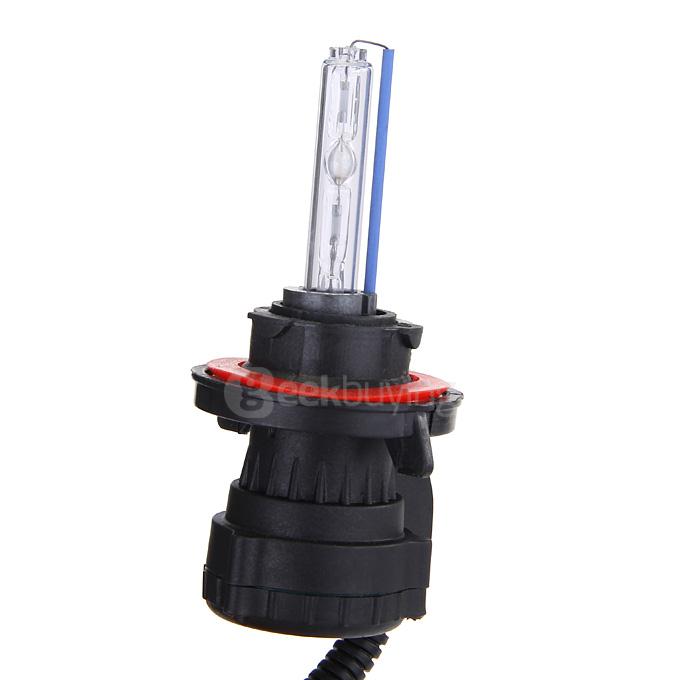 5000K Car H13-3 55W HID Xenon Headlight Light Lamp Bulb Replacement - Black + White ( One Pair )