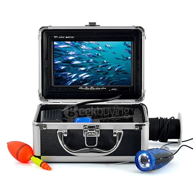 ENNIO SY7000 30M 12-LED 900TVL Underwater Fishing Video Camera System With 7 Inches LCD HD Monitor - EU Plug