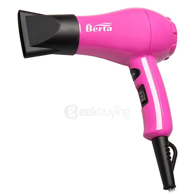Berta-101 800W Mini Anion Hair Dryer - EU Plug