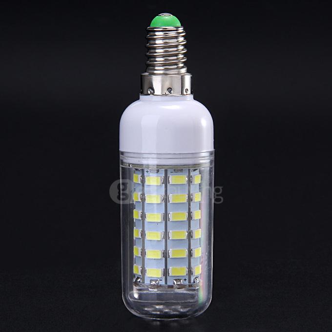 E14 220V 12W 1100LM 56LED 5730SDM White LED Corn Light Bulb Night Light Lamp With Housing