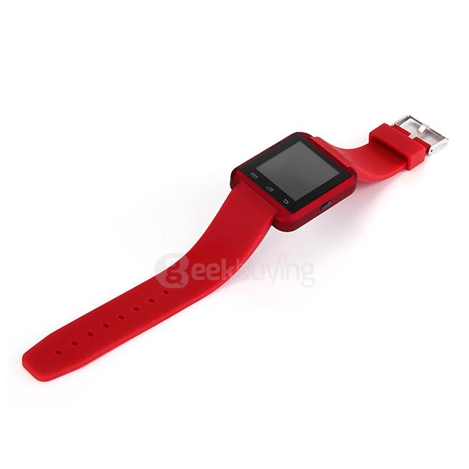U8 U Watch MTK Bluetooth Smart Watch for iPhone Samsung S4/Note5 Android Smartphones - Red