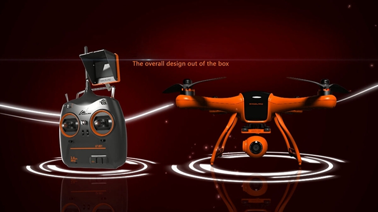 Wingsland Scarlet Minivet 5.8G FPW With 4MP HD Camera RC Quadcopter Aeromodelling - Orange