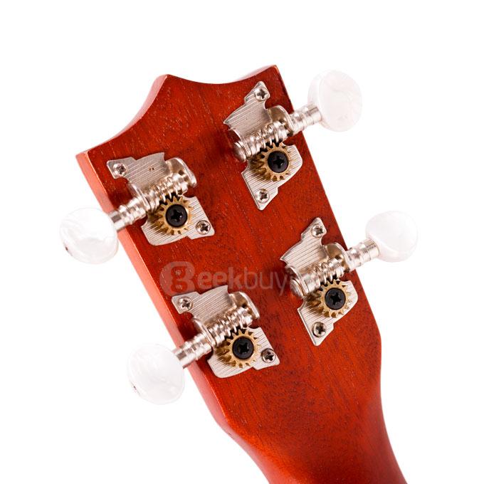 Kaka KUS-LOVE02 21 Inch Mini Mahogany Ukulele Handcraft Wood Children Mini Guitar 4 Aquila Strings