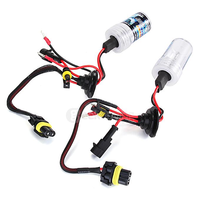 10000K H1 55W 12V Xenon HID Kit Car Headlight Xenon Bulb Slim Ballast - Black + Silver