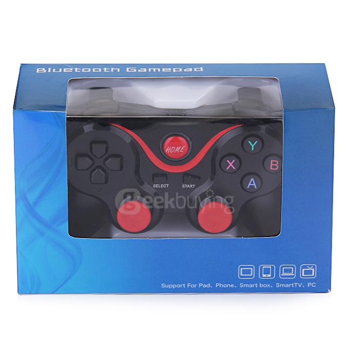 T3 Bluetooth Wireless Game Controller Gamepad for XIAOMI iOS Android - Black