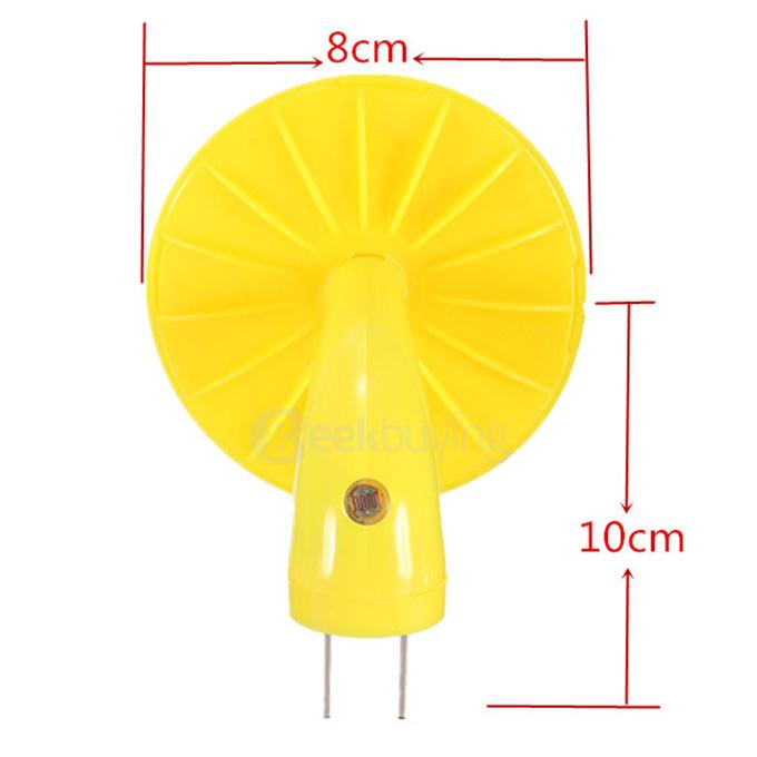 Mini Mushroom Wall Night Light Light-controlled Bedroom Lamp