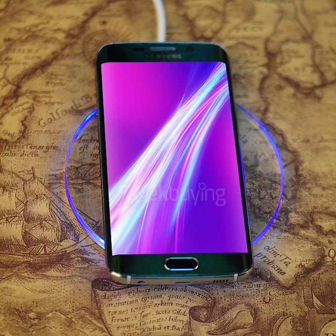 Itian A9 Qi Standard Wireless Charger Transmitter for Mobile Phones - Green