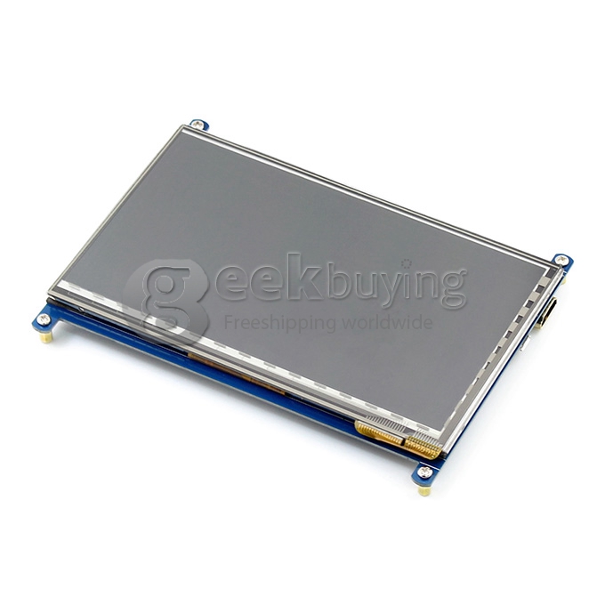 7 Inch Capacitive Touch Screen LCD HDMI 800x480 For Raspberry Pi/BB BLACK/PC/Various Systems