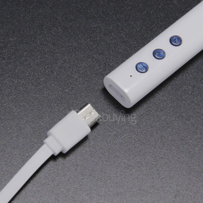 TY-01 Wireless Bluetooth 4.0 Stereo Earphone Fashion Sport Headphone Studio Music Headset with MIC - White