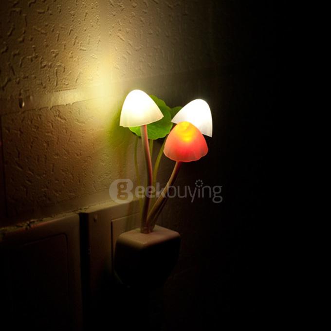 Cute Mushroom Shape Design LED Light Night Light Bed Lamp