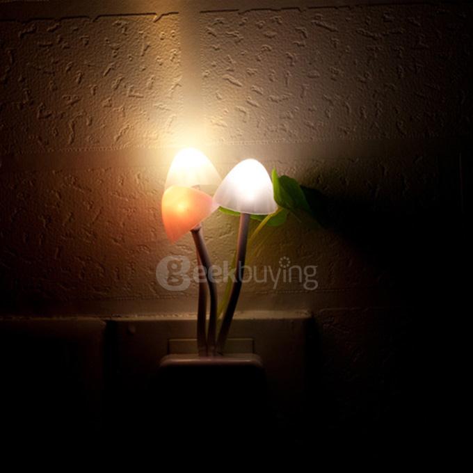 Cute Mushroom Shape Design LED Light Night Light Bed Lamp