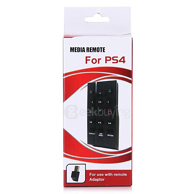 Media Remote For PS4 - Black