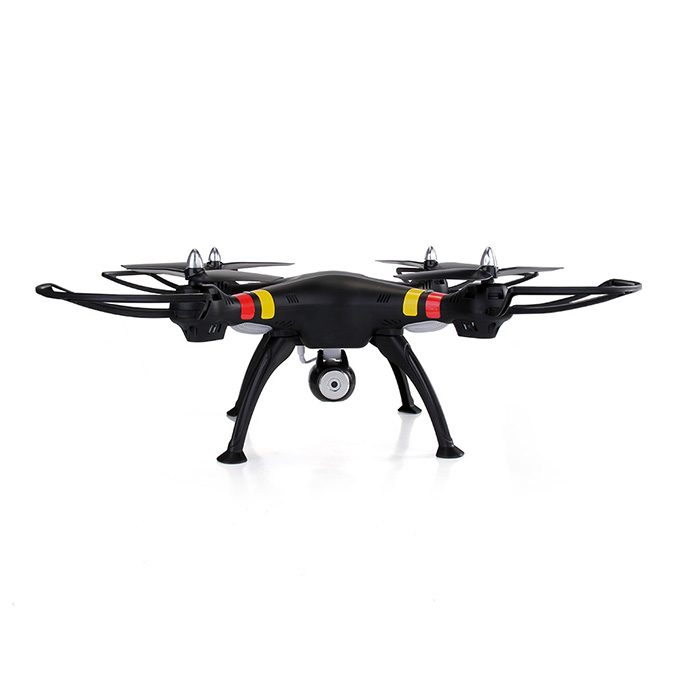 Syma X8C Venture Quadcopter 2MP HD Camera Headless Mode RTF 2.4G RC 6 Axis Gyro 3D Flip Fly - Black