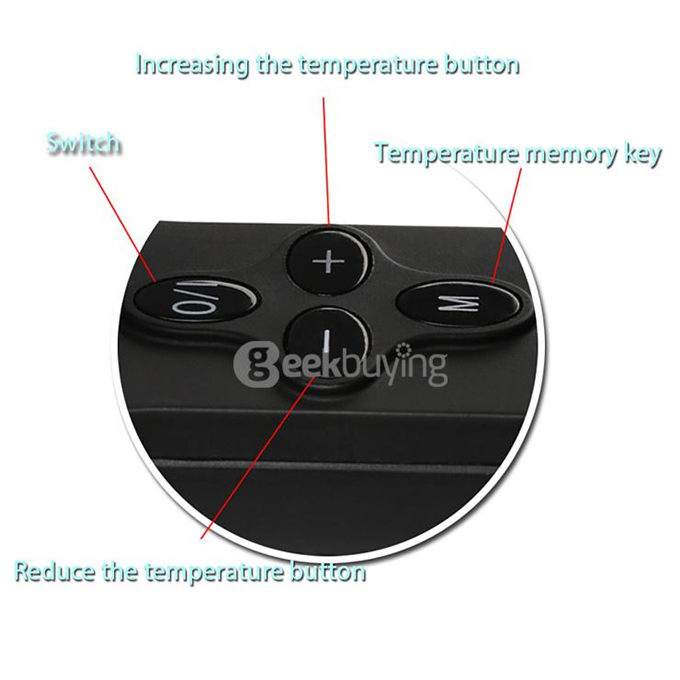 MHD 1 Inch Professional Metal Ceramic Hair Straightener Heater Keratin Flat Iron Hair Treatment Tool - US Plug
