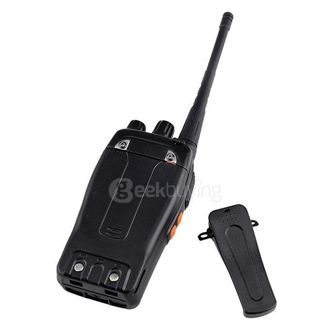 BAOFENG BF-777S 400~470MHz 2 Way Radio Walkie Talkie EU Plug 5W 16CH UHF Interphone Transceiver Handheld Intercom - Black