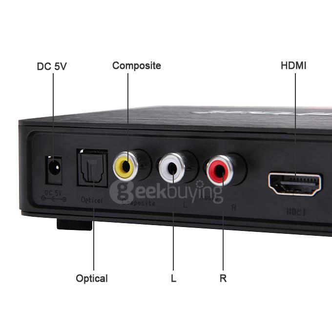 Egreat R6S-II Android 4K UHD Player Hi3798M Quard Core 1G/8G 802.11 b/g/n LAN BT4.0 HDMI Dolby TrueHD & DTS-HD MA