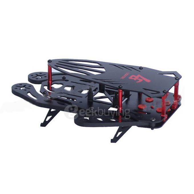 LS-250 Cicada 250mm FPV Quadcopter Carbon Fiber Folding Frame Kit