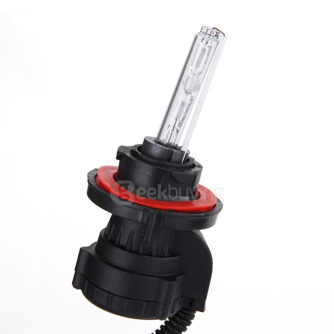 6000K Car H13-3 35W HID Xenon Headlight Light Lamp Bulb Replacement - Black + White ( One Pair )