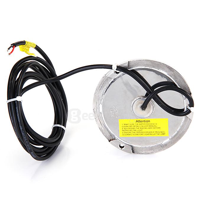 6x1W IP68 Waterproof LED Light Underwater Surface Mount Boat Yacht Light with Stainless Steel Housing - White Light