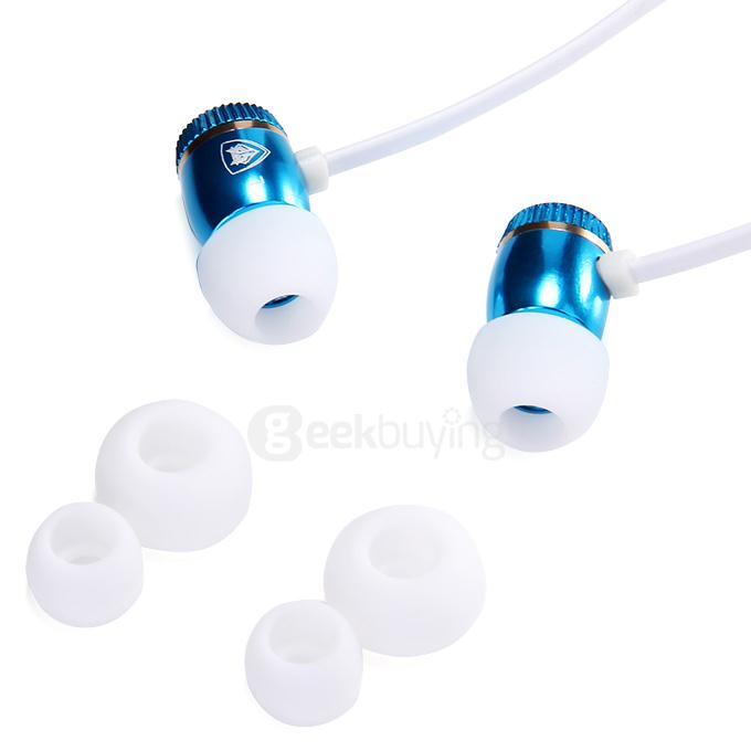 NJ-212 3.5mm Deep Bass In-ear Earphones HIFI Headphone with Mic/Control For iOS Android - Blue