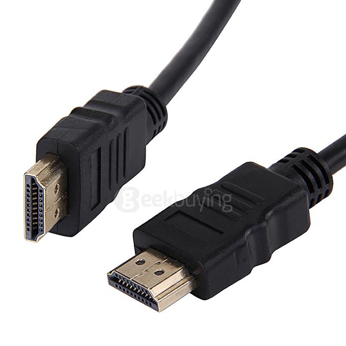High Speed 3-In-1 HDMI Converter Cable HDMI to HDMI/Mini HDMI/Micro HDMI/HDMI Type-A to Type-D Cable 1.5M - Black