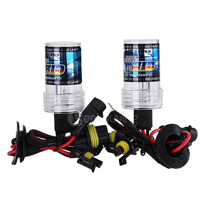 10000K H1 55W 12V Xenon HID Kit Car Headlight Xenon Bulb Slim Ballast - Black + Silver