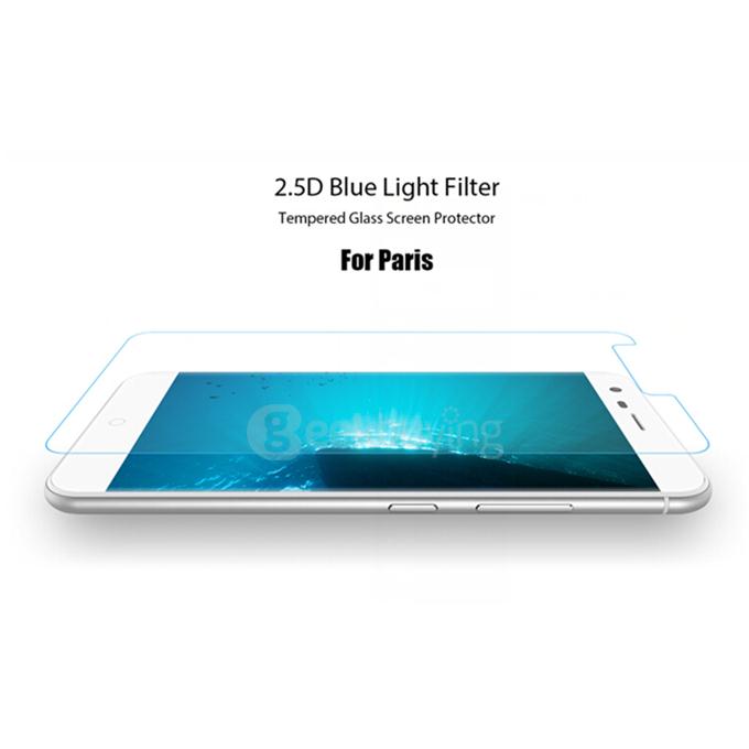 Anti Blue Ray Toughened Glass Screen Protector Film Cover Arc Edge For Ulefone Paris