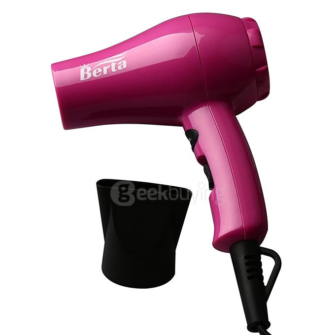 Berta-101 800W Mini Anion Hair Dryer - EU Plug