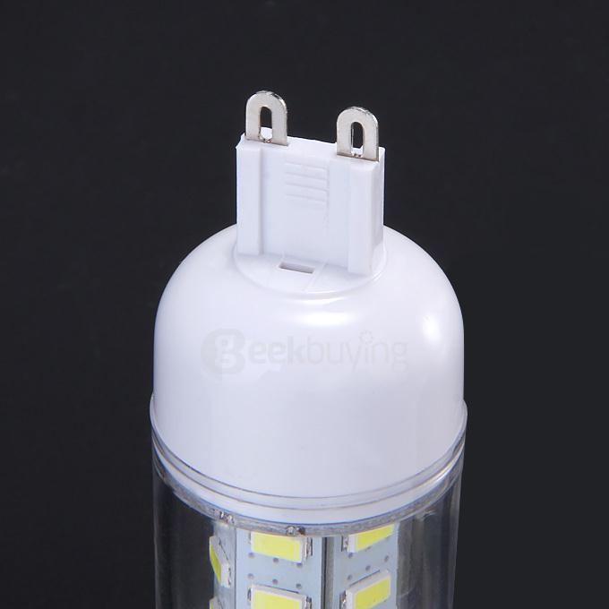 G9 220V 7W 700LM 36LED 5730SDM White LED Corn Light Bulb Night Light Lamp With Housing