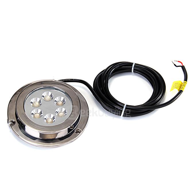 6x2W IP68 Marine Light Yacht LED Light Underwater Light with Built-in IC - Yellow Light