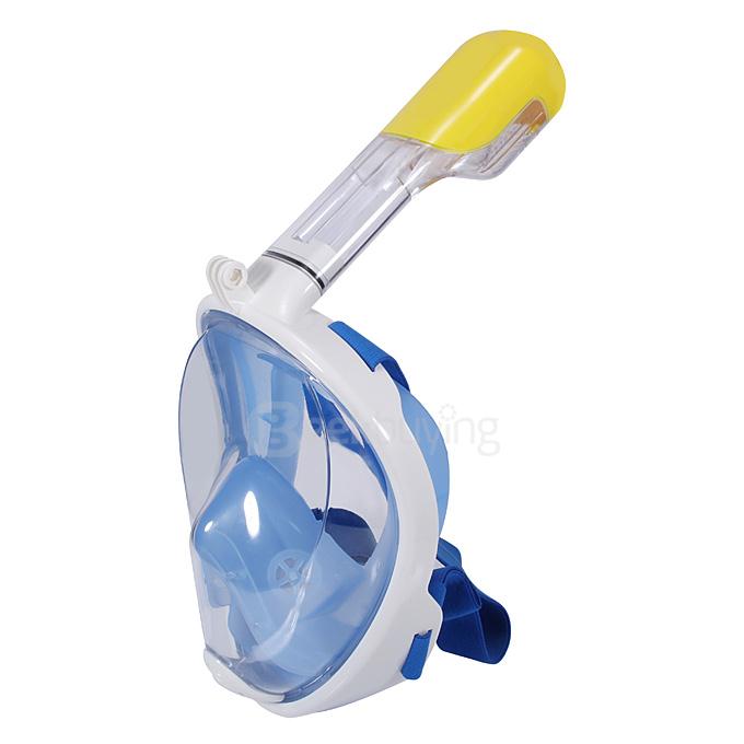 New NEOpine Water Sports Diving Equipment Full Dry Diving Mask Swimming Glasses for GoPro Hero /SJCAM / Xiaomi Xiaoyi Camera - Blue (Size L/XL)