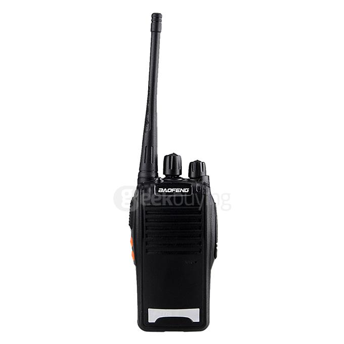 BAOFENG BF-777S 400~470MHz 2 Way Radio Walkie Talkie EU Plug 5W 16CH UHF Interphone Transceiver Handheld Intercom - Black