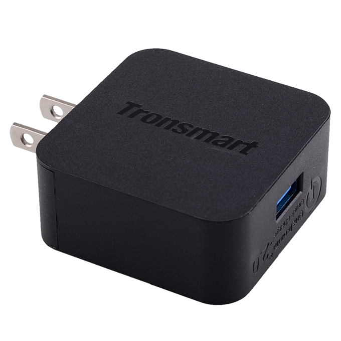 Tronsmart Quick Charge 2.0 18W AC Home Wall Travel USB Charger Fast Charger wth 1.8M USB Cable for Galaxy S6/S6 Edge Note 4/Edge Google Nexus 6 HTC M9 Xperia Z3/Z2 Sharp Aquos Pad/Zeta Xiaomi