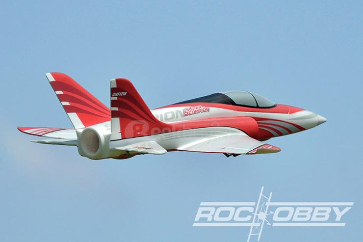 RocHobby Super Scorpion 70mm EDF Jet EPO Red PNP