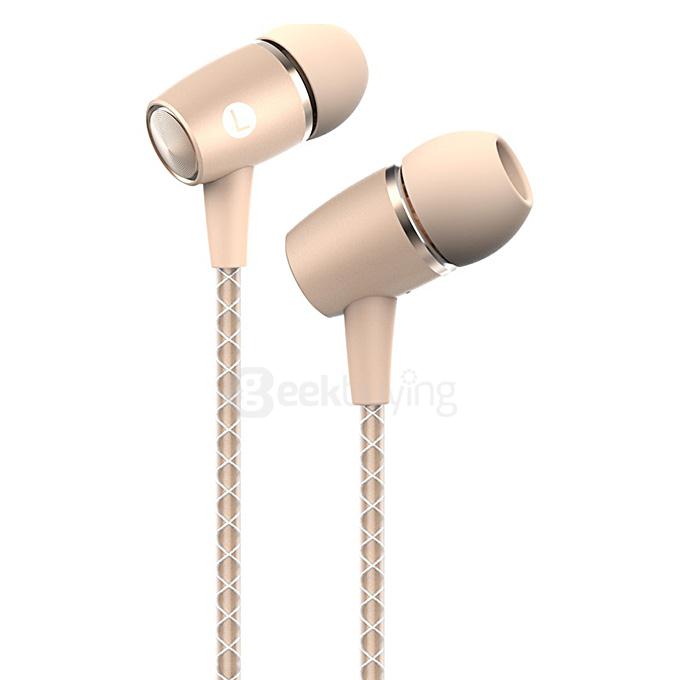 Original Huawei Honor Engine PLUS Earphone In-Ear Metal Earpiece Super Bass For Huawei Honor Mate S 7 6 P8 Max - Gold