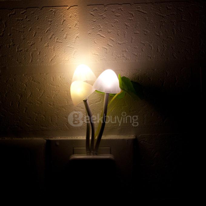 Cute Mushroom Shape Design LED Light Night Light Bed Lamp
