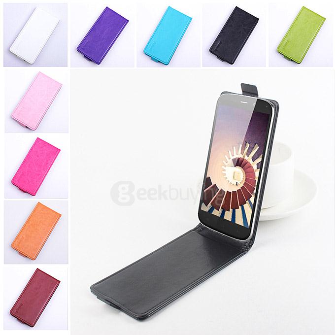 Baiwei Protective Hard Cover Up&Down Flip Stand Leather Case with Back Shell for DOOGEE Nova Y100X Smartphone - Green