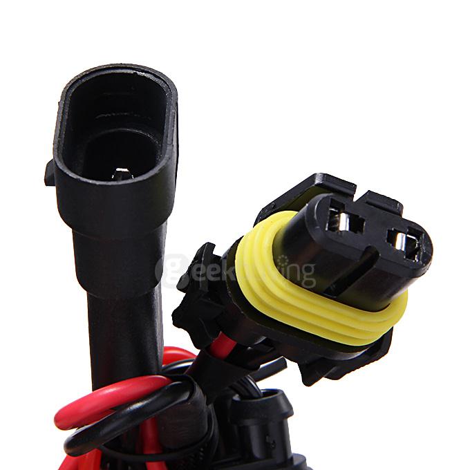 12000K Car 9005 35W HID Xenon Headlight Light Lamp Bulb Replacement - Black + White ( One Pair )