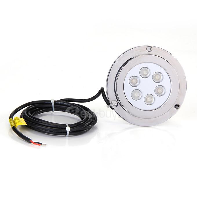 6x2W IP68 Marine Light Yacht LED Light Underwater Light with Built-in IC - Yellow Light